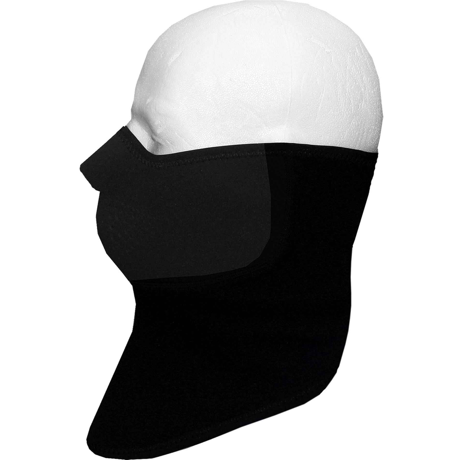 ARECO Neoprenmaske Premium 7385 schwarz Gesichtsmaske m. Halsteil