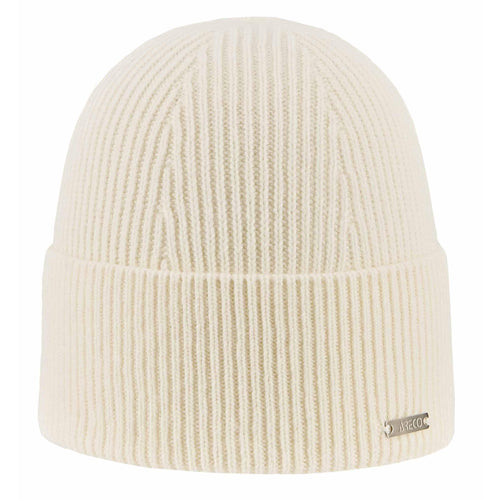 Damen Beanie aus Kaschmir-Woll-Mix in Vorderansicht – weich & elegant