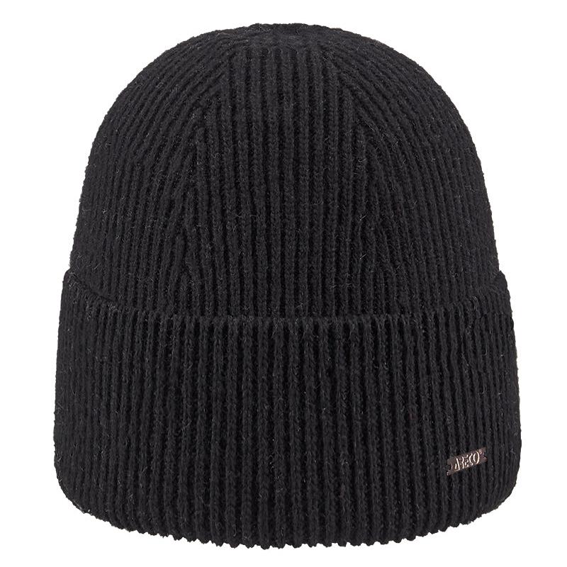 Damen Beanie aus Kaschmir-Woll-Mix in Vorderansicht – weich & elegant