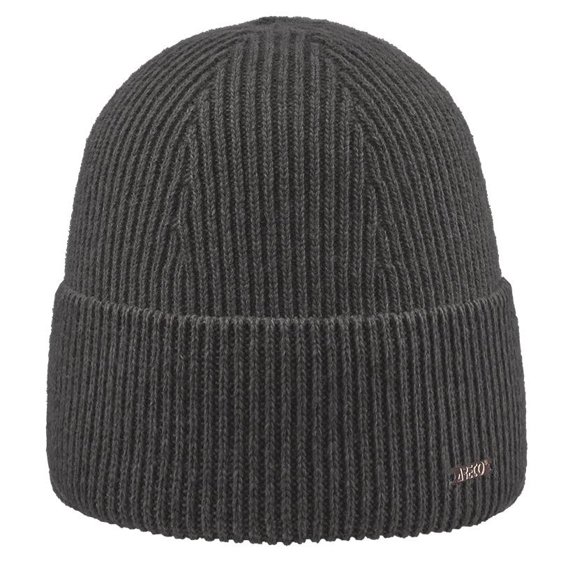 Damen Beanie aus Kaschmir-Woll-Mix in Vorderansicht – weich & elegant