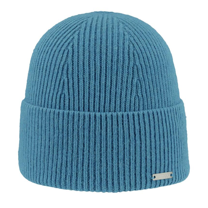 Damen Beanie aus Kaschmir-Woll-Mix in Vorderansicht – weich & elegant