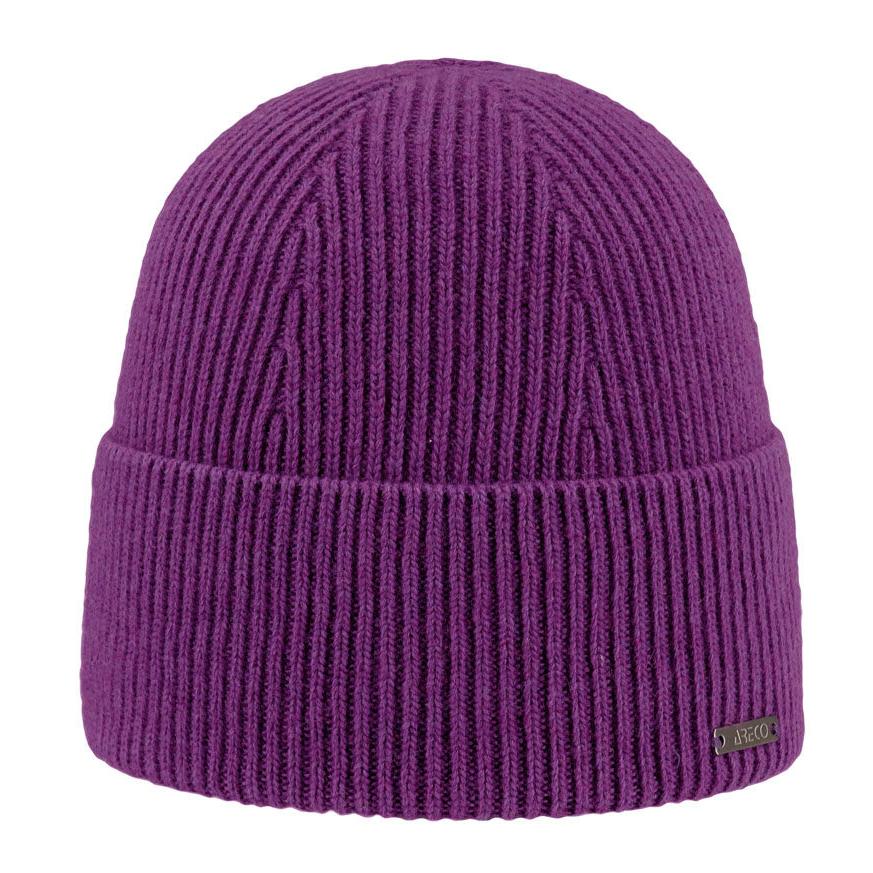 Damen Beanie aus Kaschmir-Woll-Mix in Vorderansicht – weich & elegant