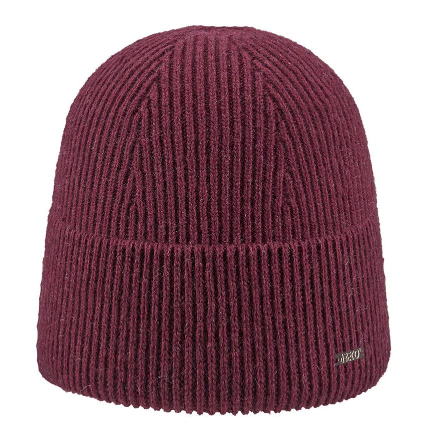 Damen Beanie aus Kaschmir-Woll-Mix in Vorderansicht – weich & elegant