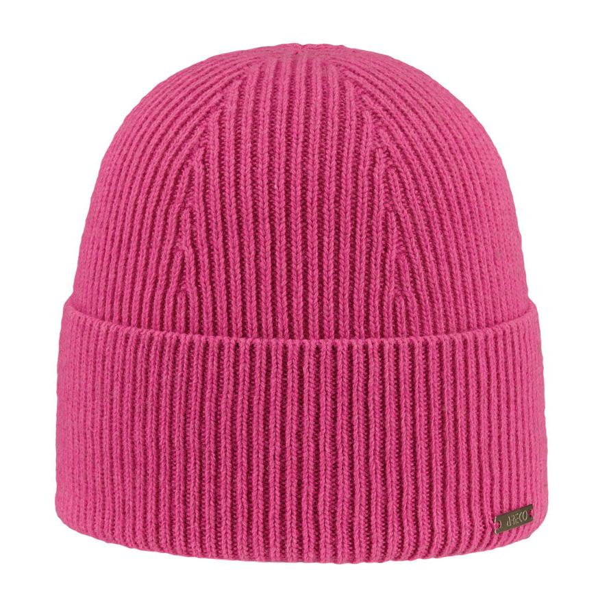 Damen Beanie aus Kaschmir-Woll-Mix in Vorderansicht – weich & elegant