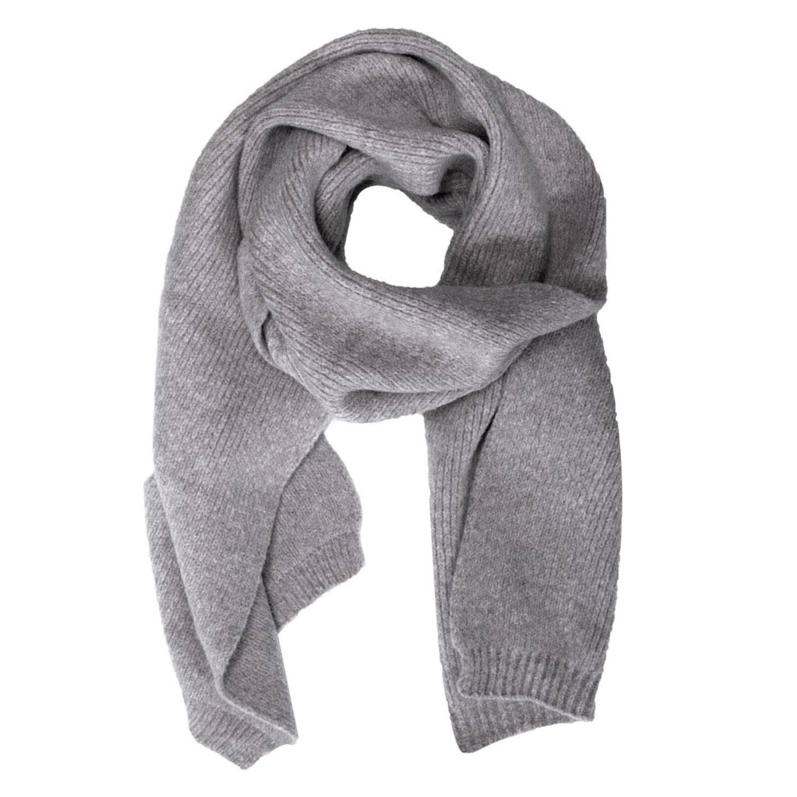 Damen Schal Fleecy – Vorderansicht locker getragen