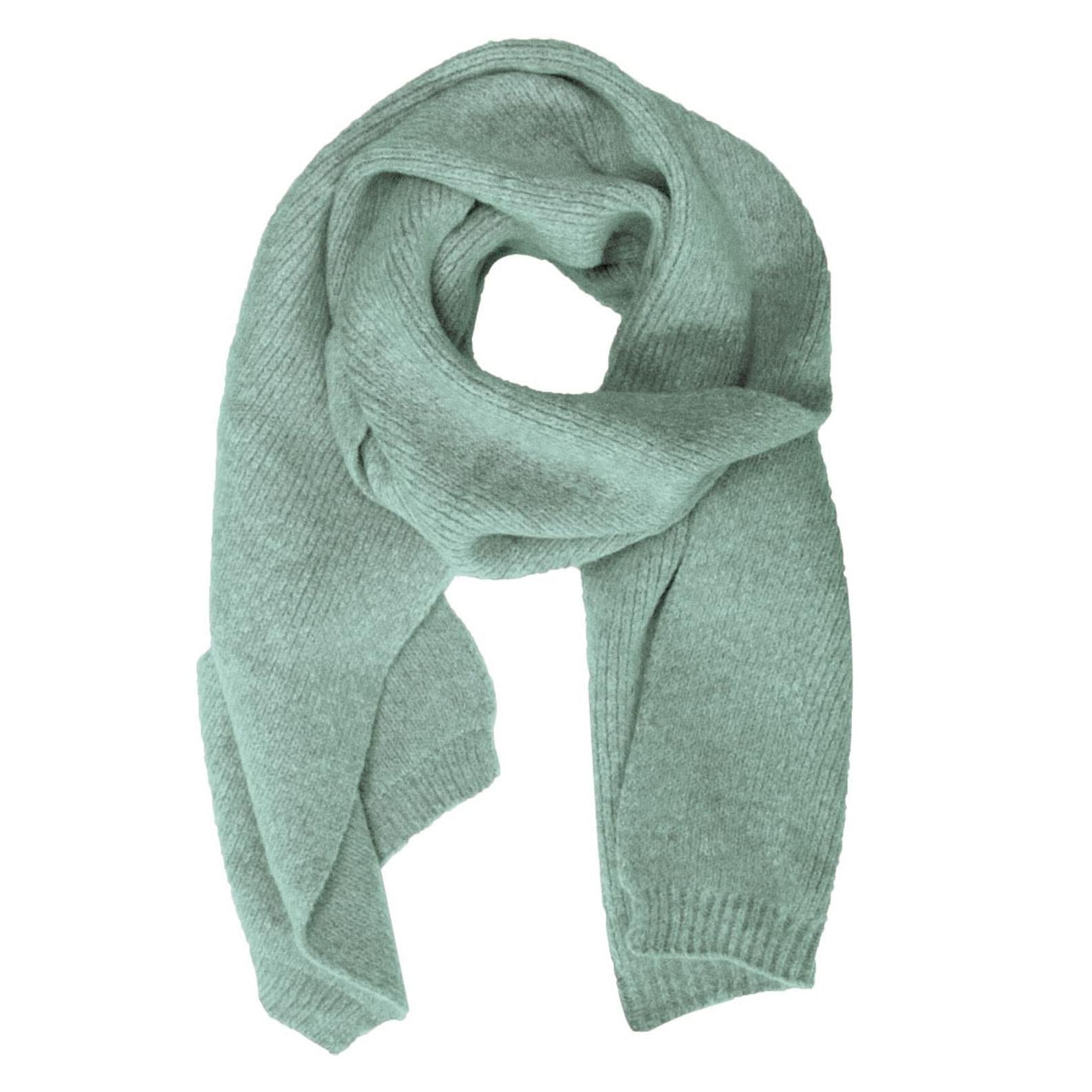 Damen Schal Fleecy – Vorderansicht locker getragen