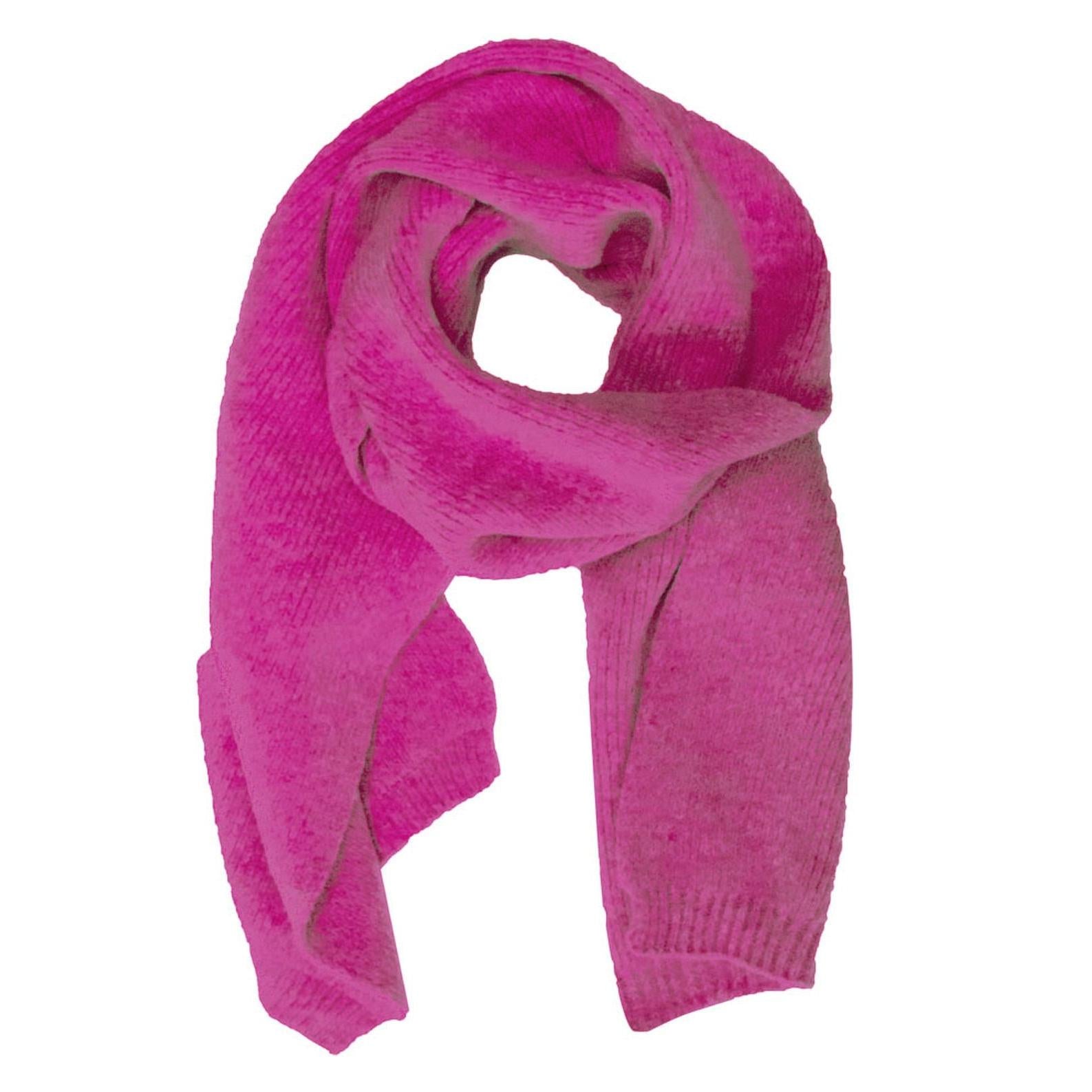 Damen Schal Fleecy – Vorderansicht locker getragen