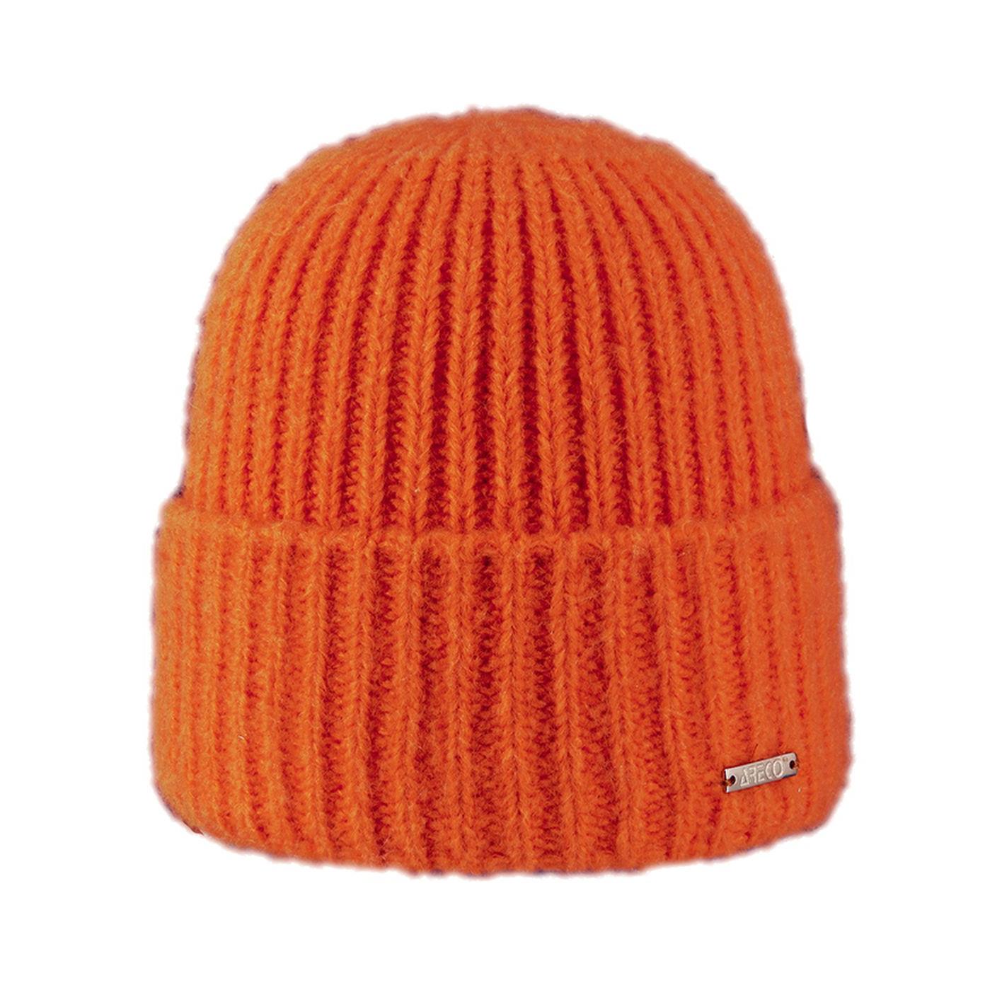 Damen Beanie Fleecy – Vorderansicht in neutraler Farbe