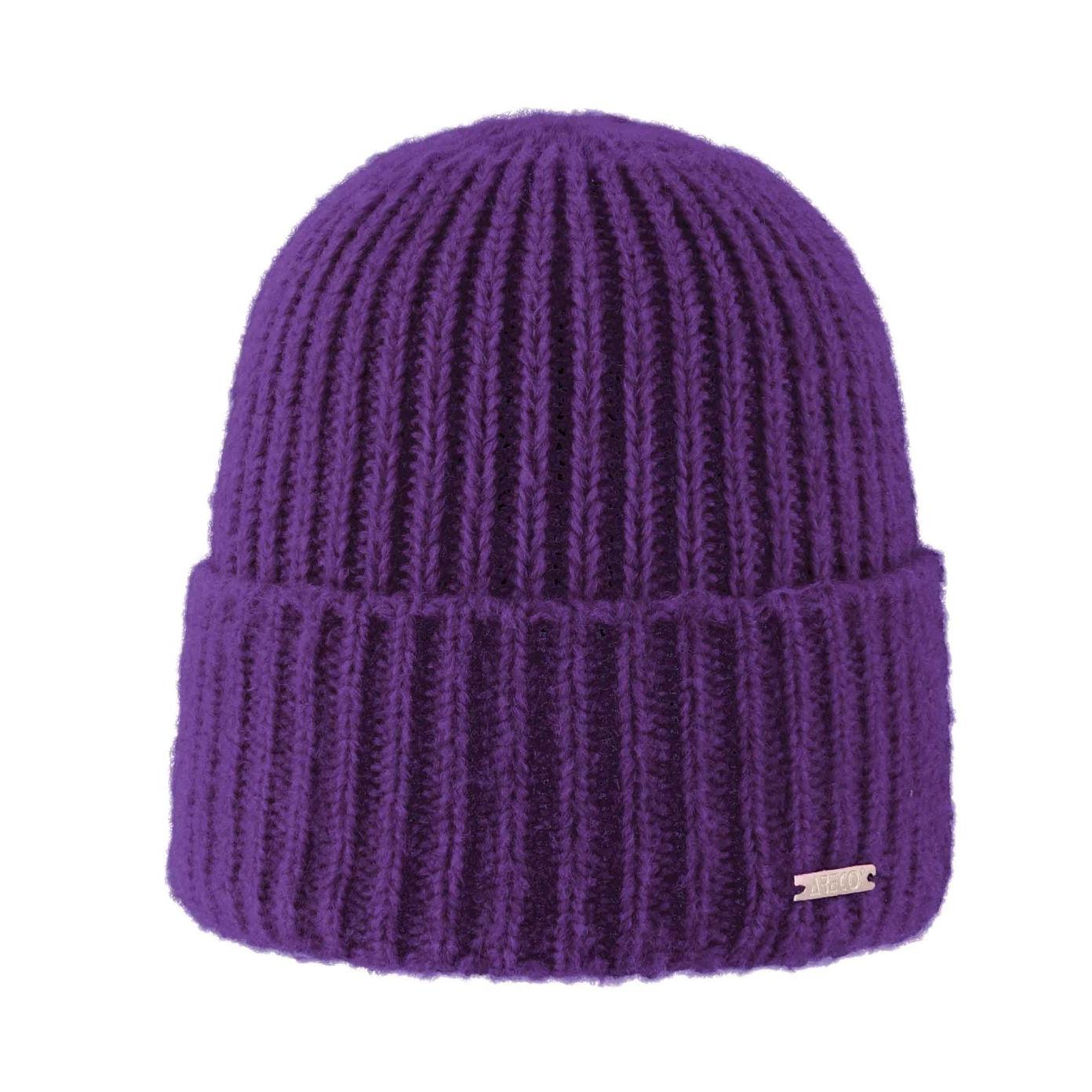 Damen Beanie Fleecy – Vorderansicht in neutraler Farbe