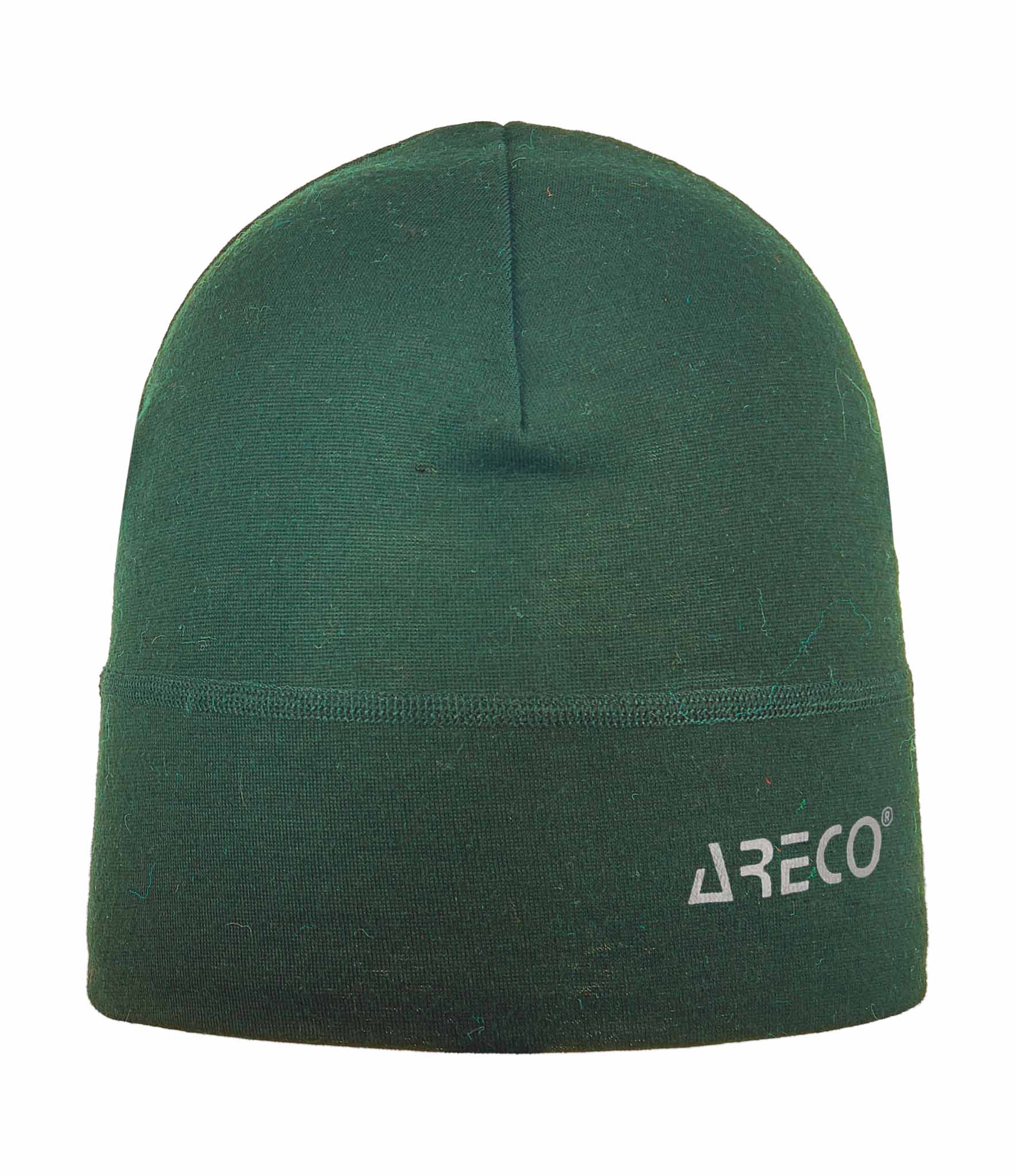 Dünne Laufmütze von ARECO® aus 100 % Merinowolle – Vorderansicht