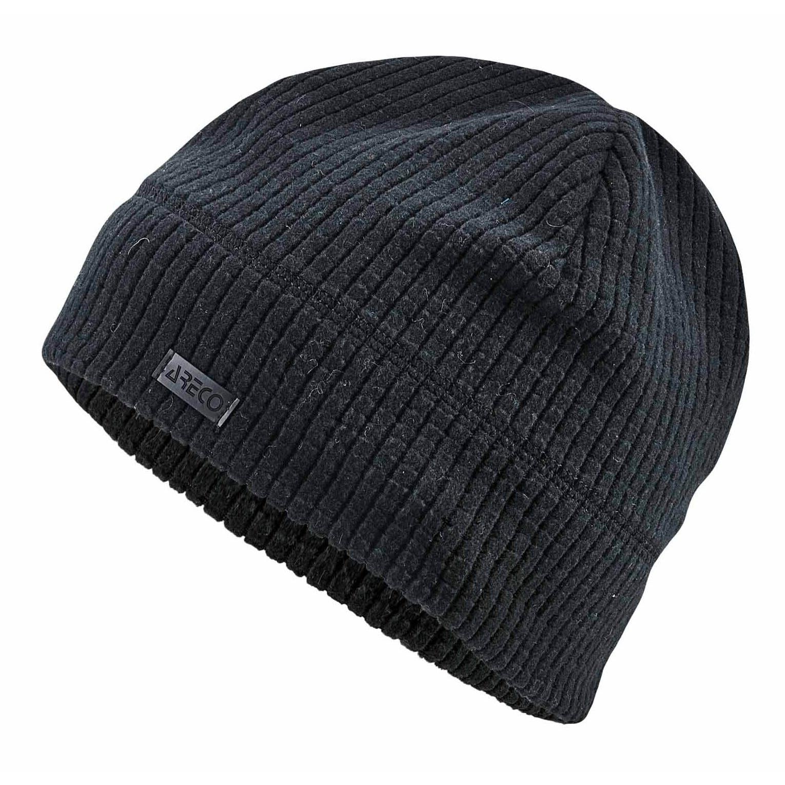 ARECO Herren Beanie Waffelstruktur-Optik 7825 Mütze Outdoor-Beanie