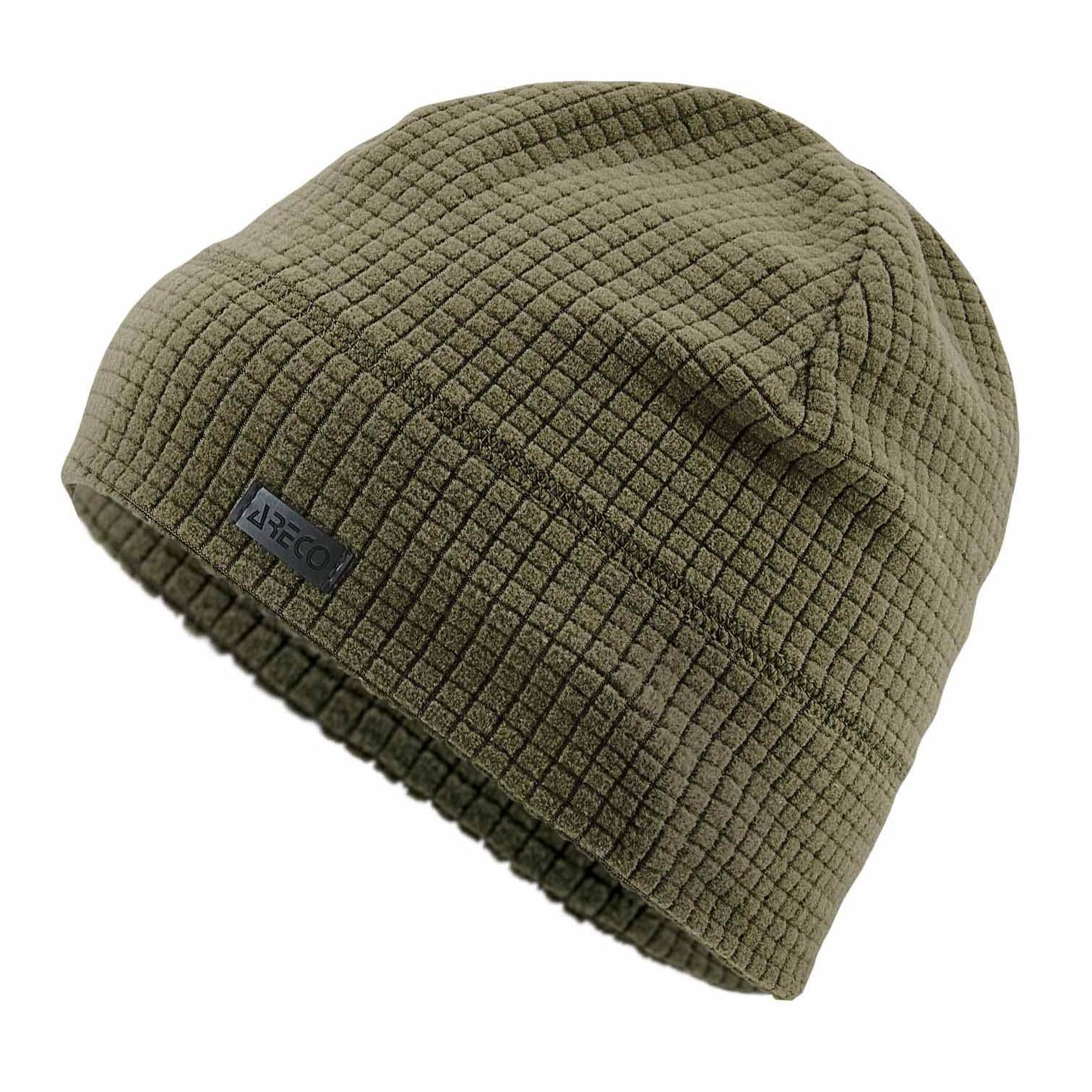 ARECO Herren Beanie Waffelstruktur-Optik 7825 Mütze Outdoor-Beanie