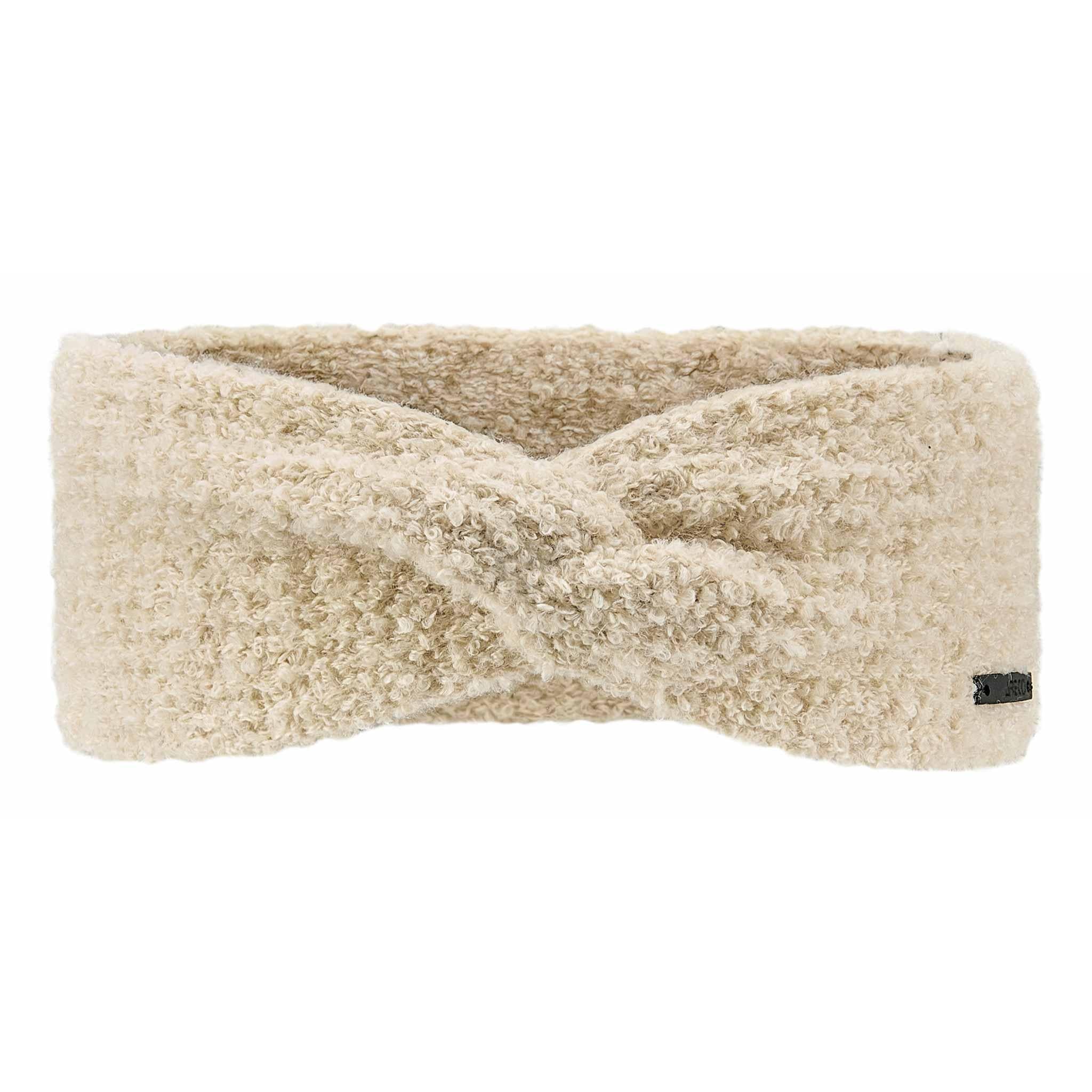 Damen Stirnband Bouclé in Vorderansicht – flauschige Struktur & perfekte Passform