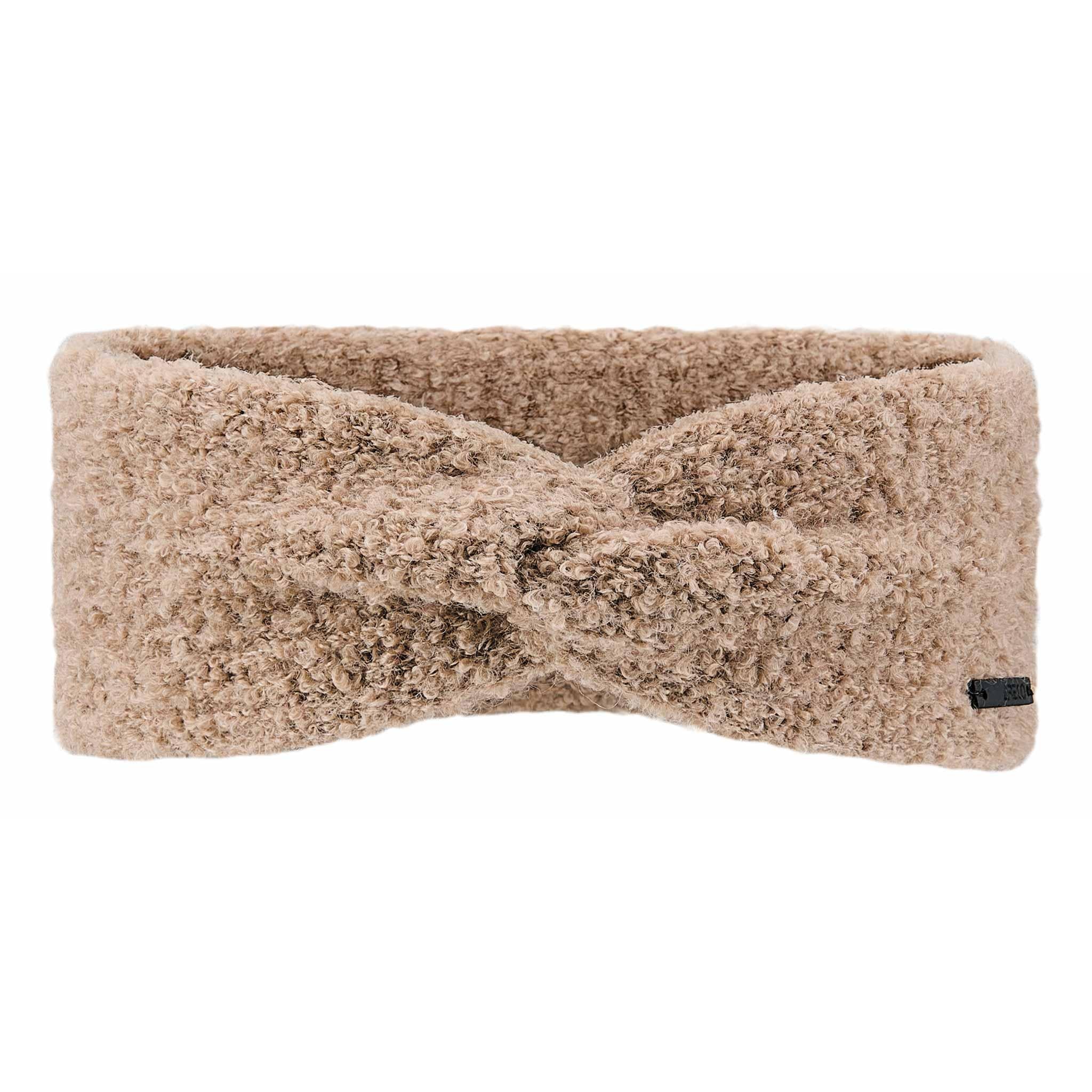 Damen Stirnband Bouclé in Vorderansicht – flauschige Struktur & perfekte Passform