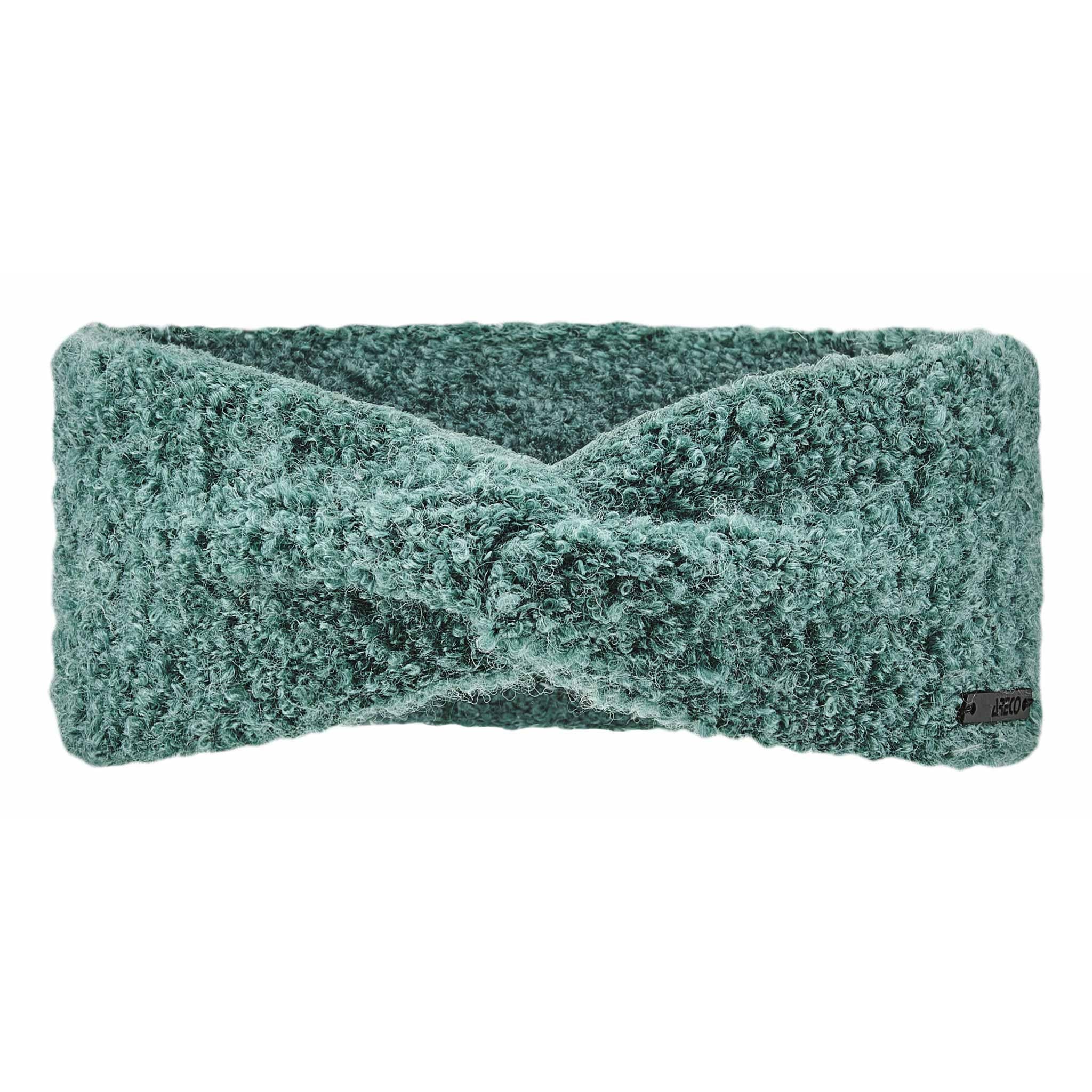 Damen Stirnband Bouclé in Vorderansicht – flauschige Struktur & perfekte Passform