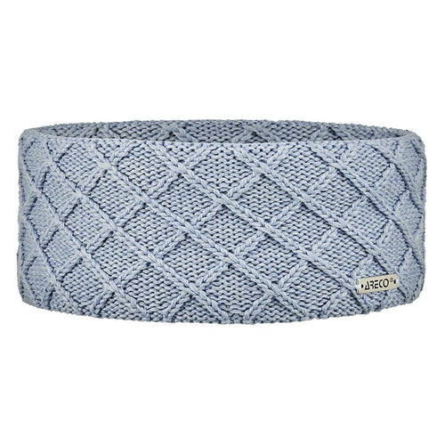 Stirnband Merino Damen – Vorderansicht mit gestrickter Außenseite