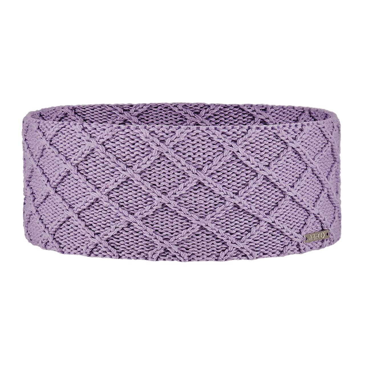 Stirnband Merino Damen – Vorderansicht mit gestrickter Außenseite