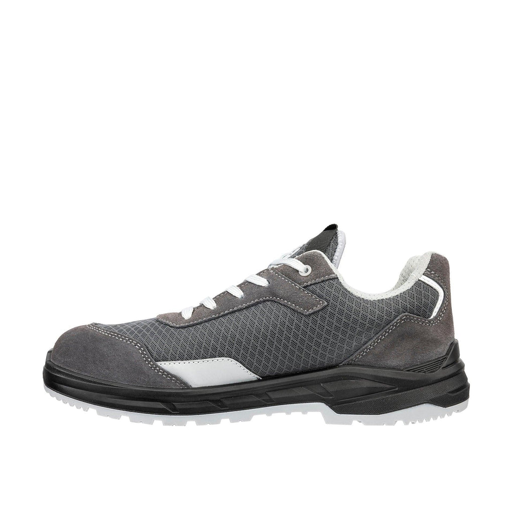 Innenansicht Sicherheitsschuh AXIS GREY LOW mit atmungsaktivem Mesh-Obermaterial