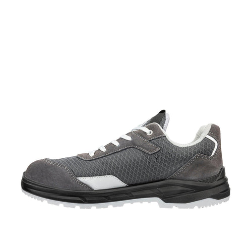 Innenansicht Sicherheitsschuh AXIS GREY LOW mit atmungsaktivem Mesh-Obermaterial