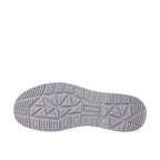 Profilansicht graue ESSENTIALS+ Laufsohle Sicherheitsschuh AXIS GREY LOW
