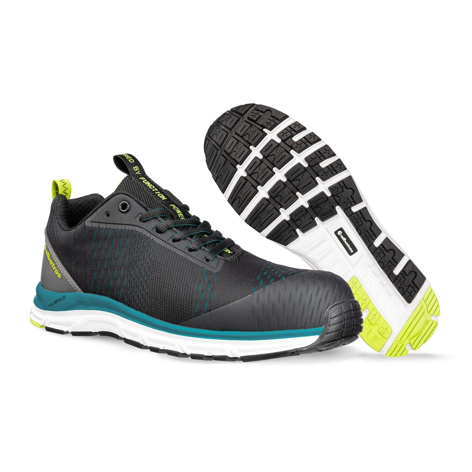 ALBATROS Sicherheitsschuhe AER55 IMPULSE BLACK BLUE LOW 647500 S1P ESD HRO SRA