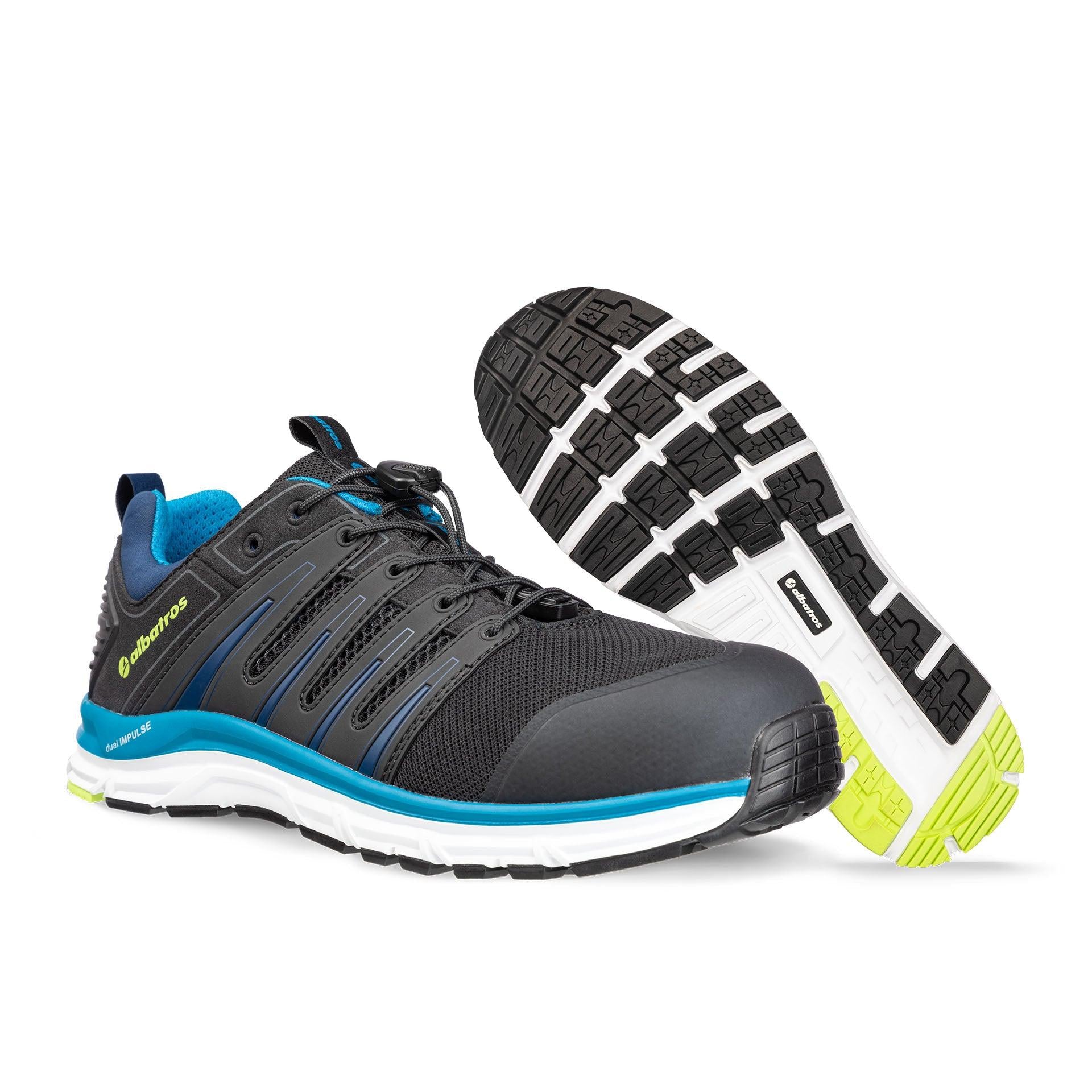 ALBATROS Sicherheitsschuhe BREEZE IMPULSE LOW 647520 S1P ESD HRO SRA Fb schwarz