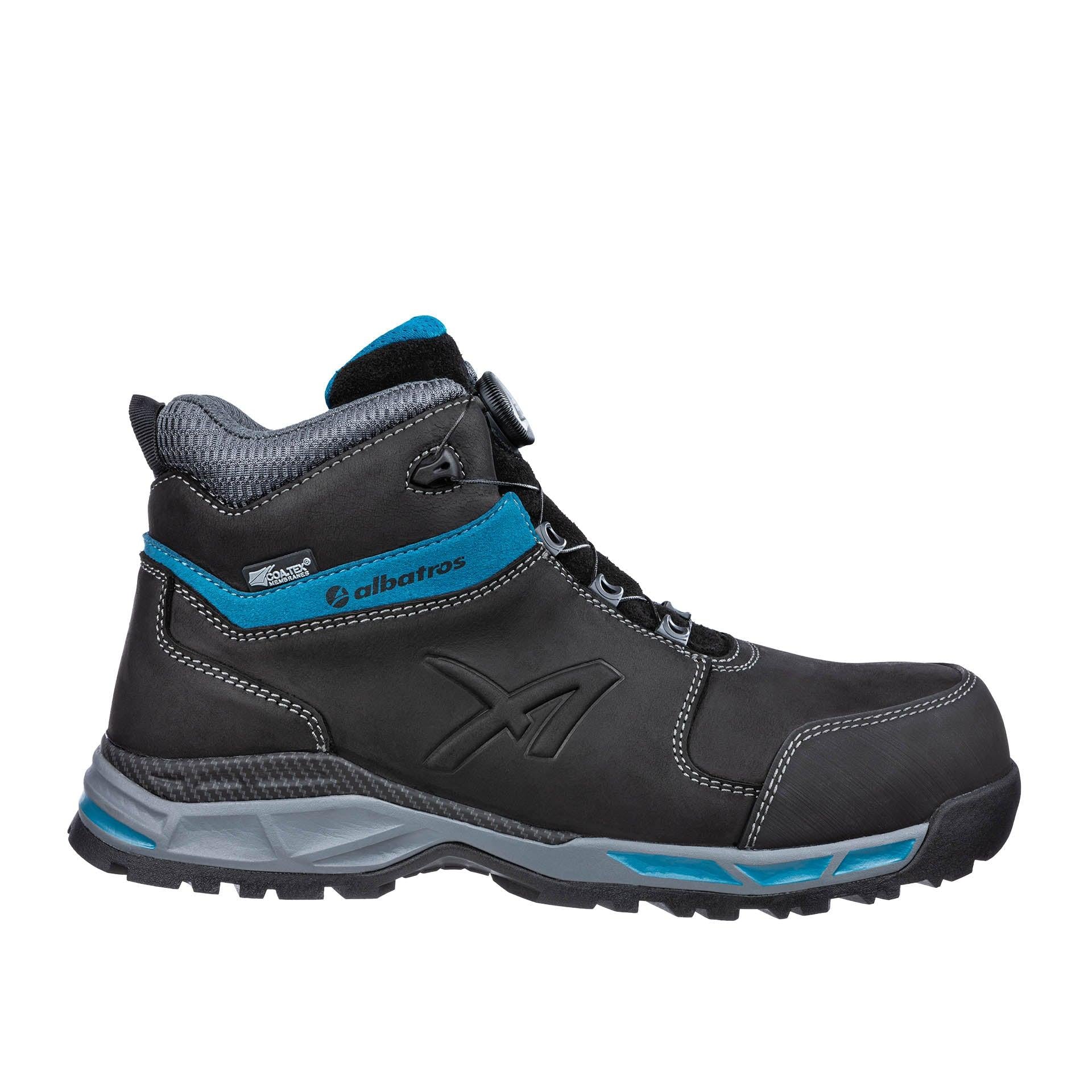 ALBATROS Sicherheitsstiefel TOFANE BLACK QL CTX MID 638500 S3 ESD WR HRO SRC