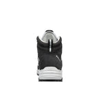 Rückansicht Sicherheitsschuh VECTOR BLK MID mit Fersenlasche und gepolstertem Schaft