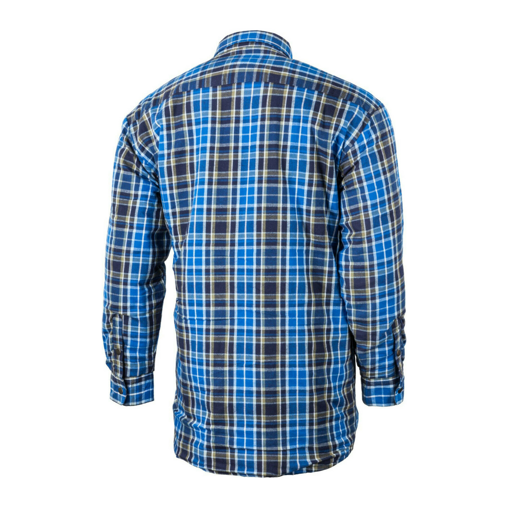 ALBATROS TILER Thermohemd 292100 blau schwarz Hemd Arbeitshemd Winterhemd wattiert