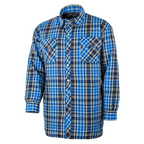 ALBATROS TILER Thermohemd 292100 blau schwarz Hemd Arbeitshemd Winterhemd wattiert