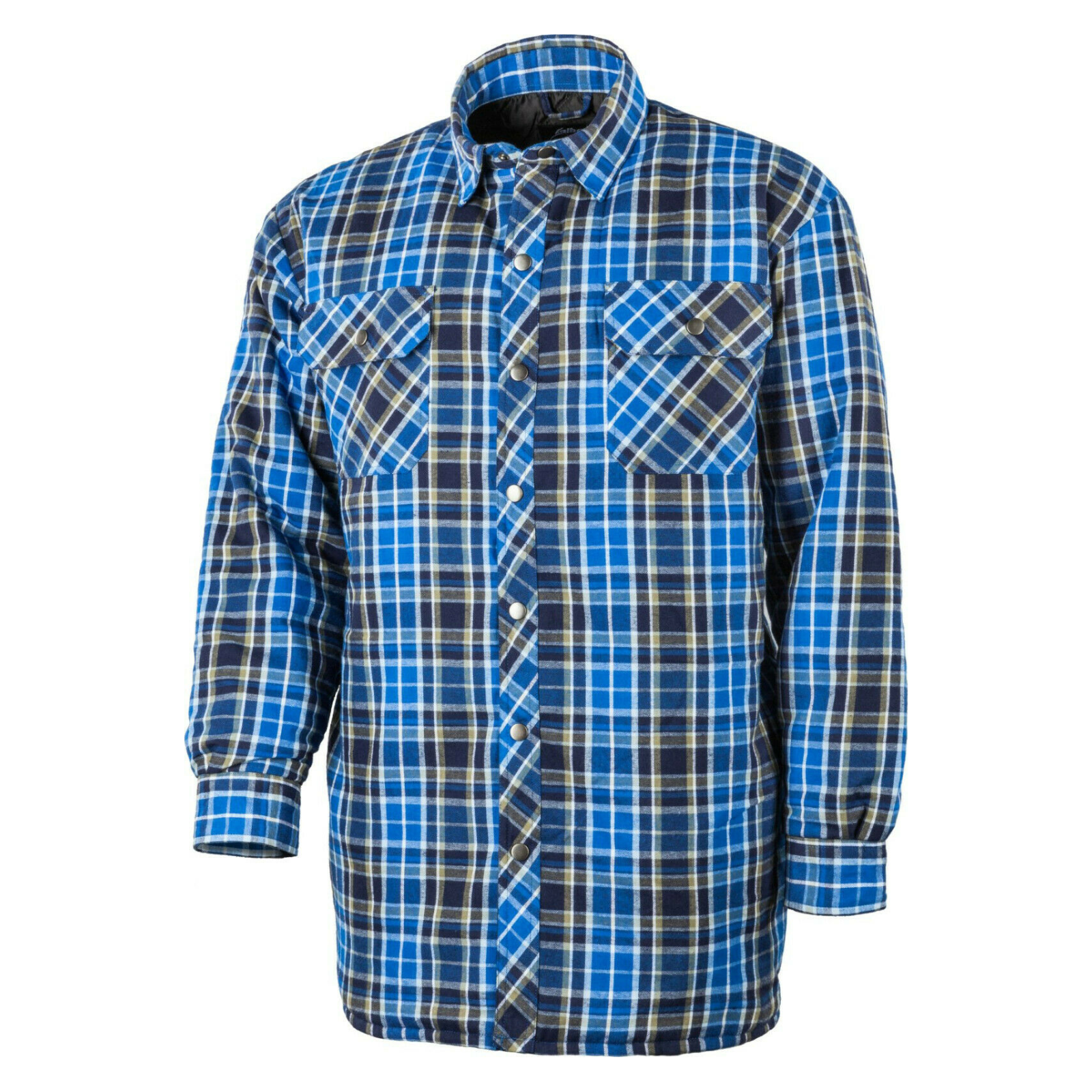 ALBATROS TILER Thermohemd 292100 blau schwarz Hemd Arbeitshemd Winterhemd wattiert