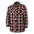 ALBATROS TILER  Thermohemd 292100  rot schwarz  Hemd Arbeitshemd Winterhemd wattiert