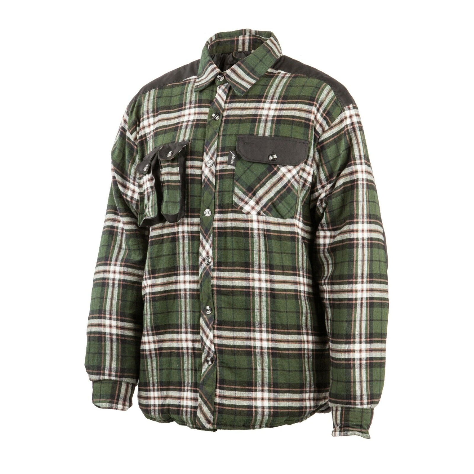 ALBATROS WIRE Thermohemd 292080 oliv schwarz Hemd Arbeitshemd Winterhemd wattiert