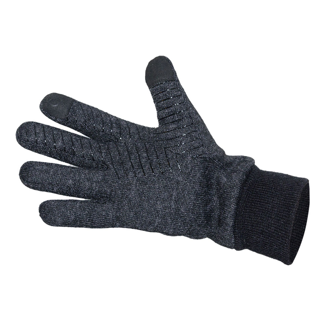 ARECO Strickhandschuh ETIP 17690 schwarz Touch Fingerhandschuh Handschuh