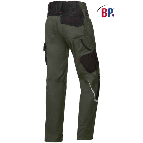 BP® Arbeitshose m. Kniepolstertaschen 1998 oliv/schwarz modern fit Herren Berufshose