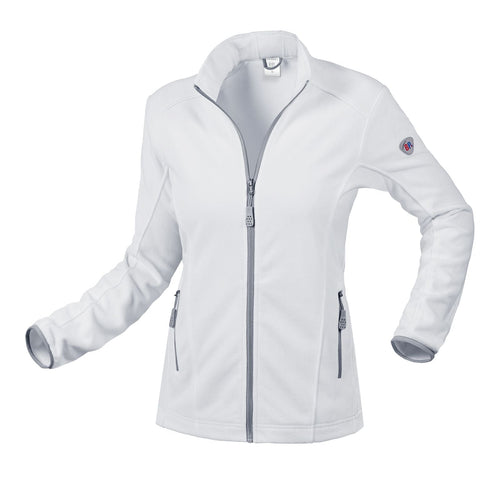 BP® Fleecejacke für Damen 1693 weiß modern fit Fleece Damenjacke