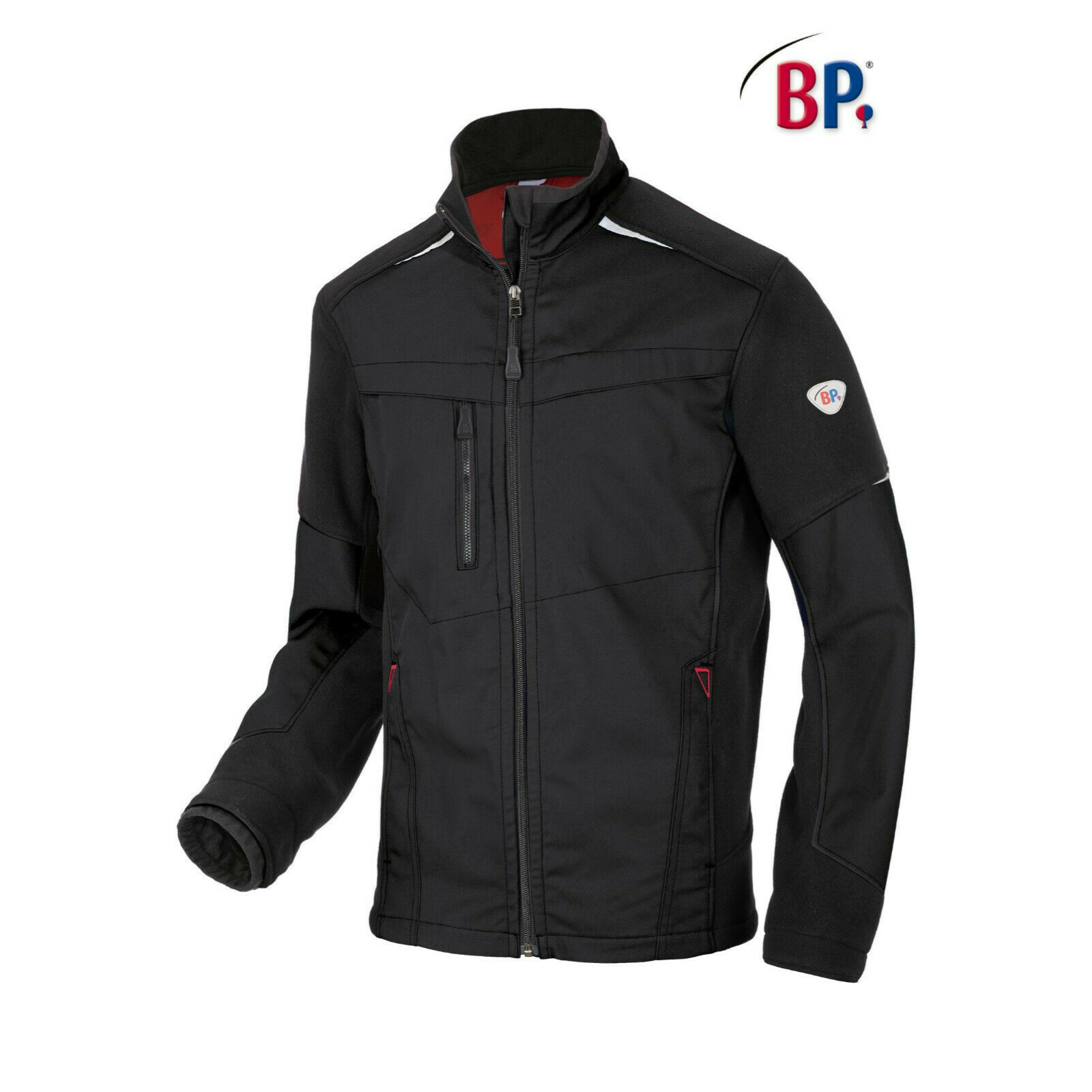 BP® Hybrid-Arbeitsjacke 1992 schwarz modern fit Herren Berufsjacke