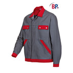 BP® Komfort-Arbeitsjacke1454 dunkelgrau / rot regular fit Herren Berufsjacke