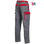 BP® Komfort-Cargohose m. Knietasche 1815 dunkelgrau / rot regular fit Berufshose