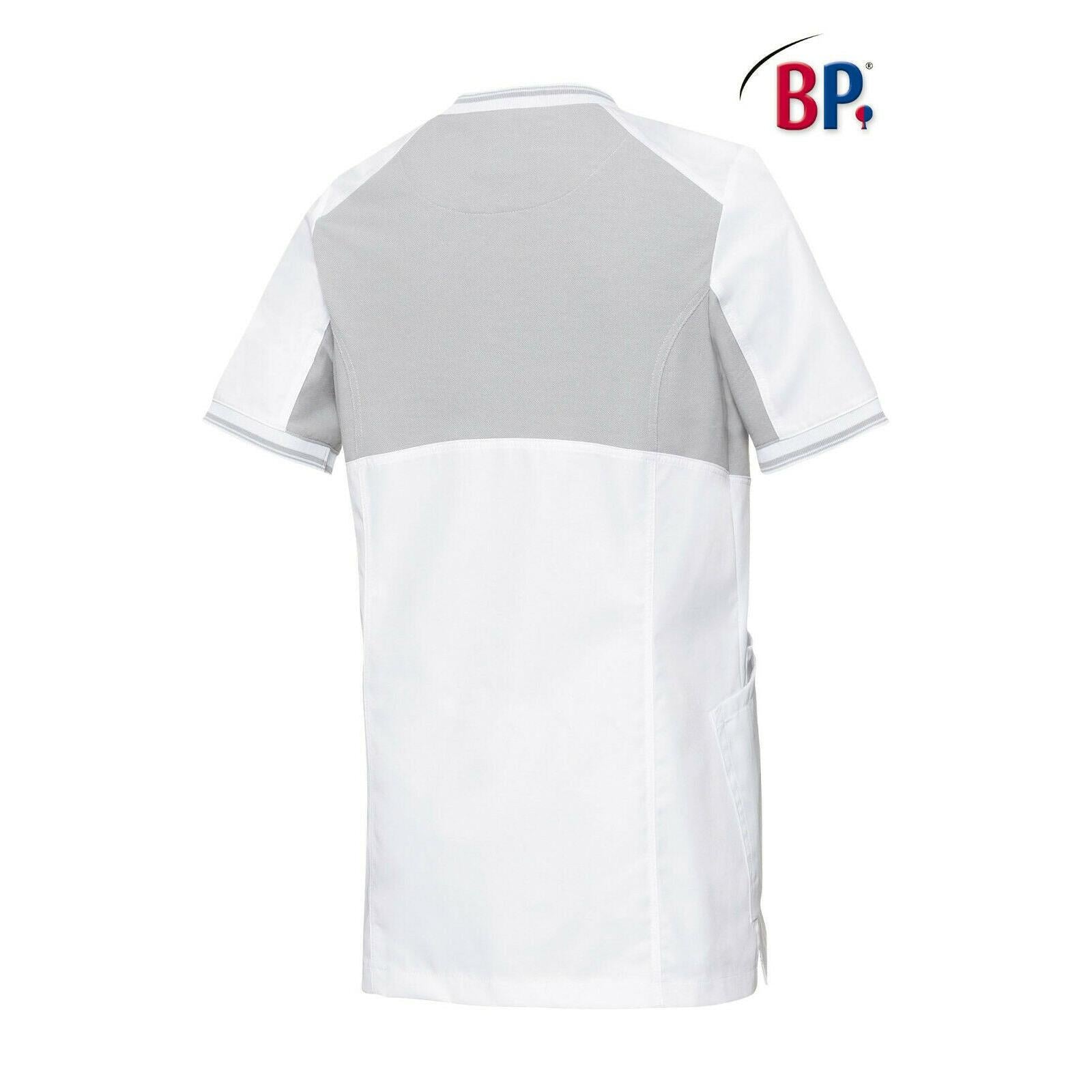 BP® Komfortkasack für Damen1760 weiß / hellgrau modern fit Kasack