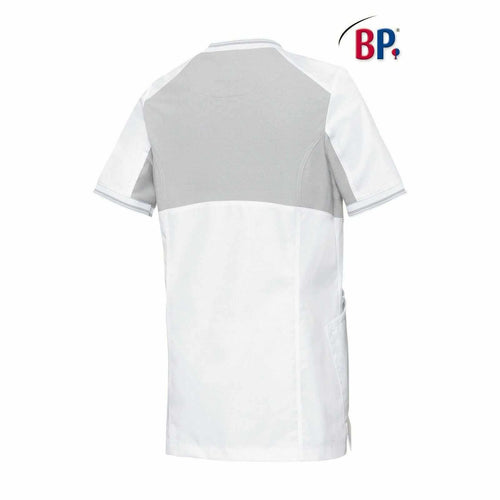 BP® Komfortkasack für Damen1760 weiß / hellgrau modern fit Kasack