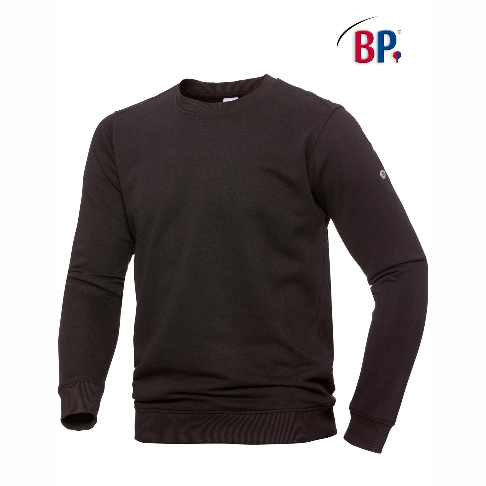 Vorderansicht Sweatshirt 1720 von BP Workwear schwarz