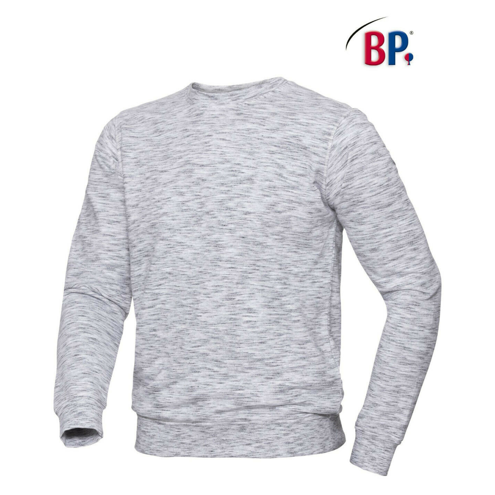 BP® Sweatshirt für Sie & Ihn 1720 space weiß unisex modern fit Shirt Sweater