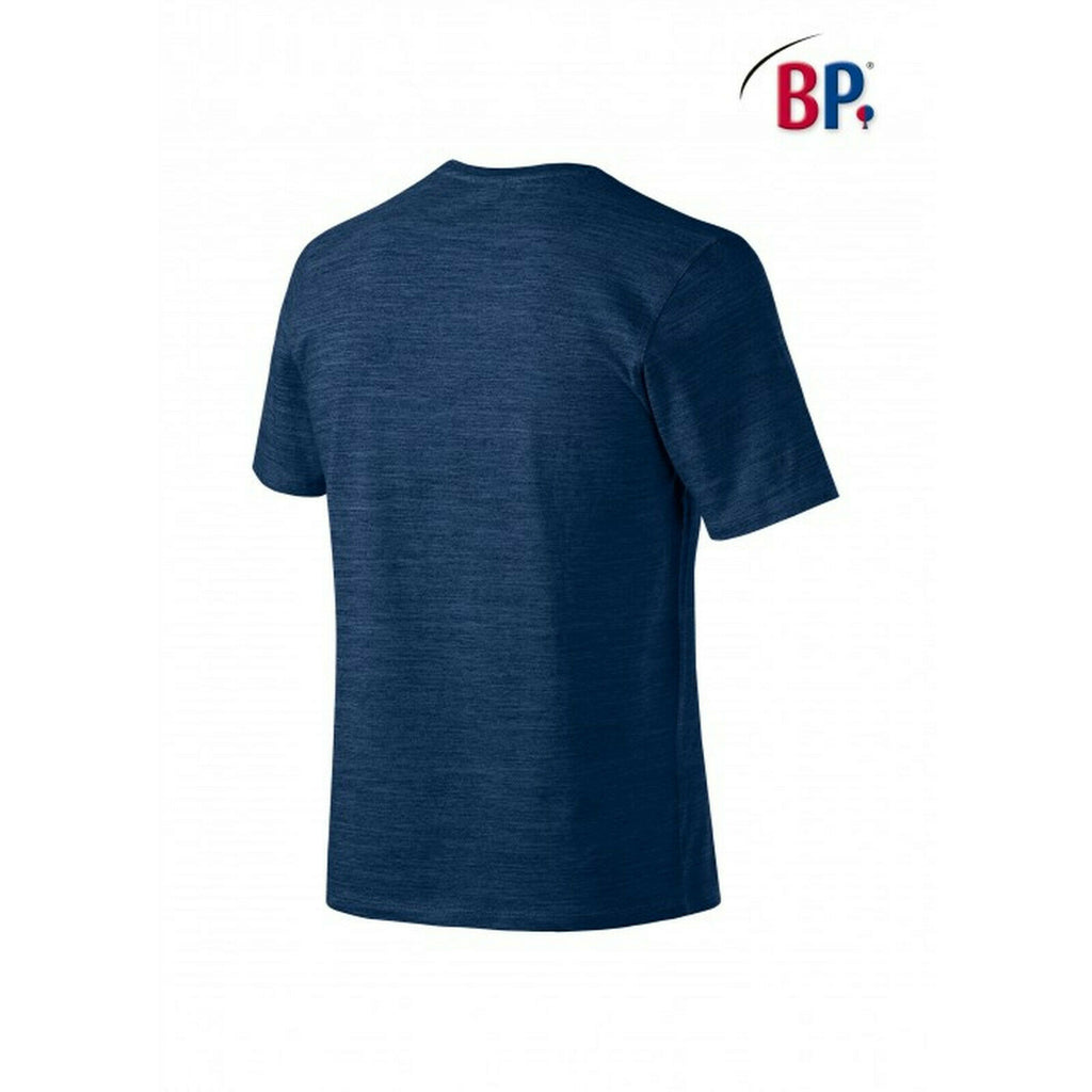 BP® T-Shirt für Sie & Ihn 1714 space blau Stretch Shirt modern fit