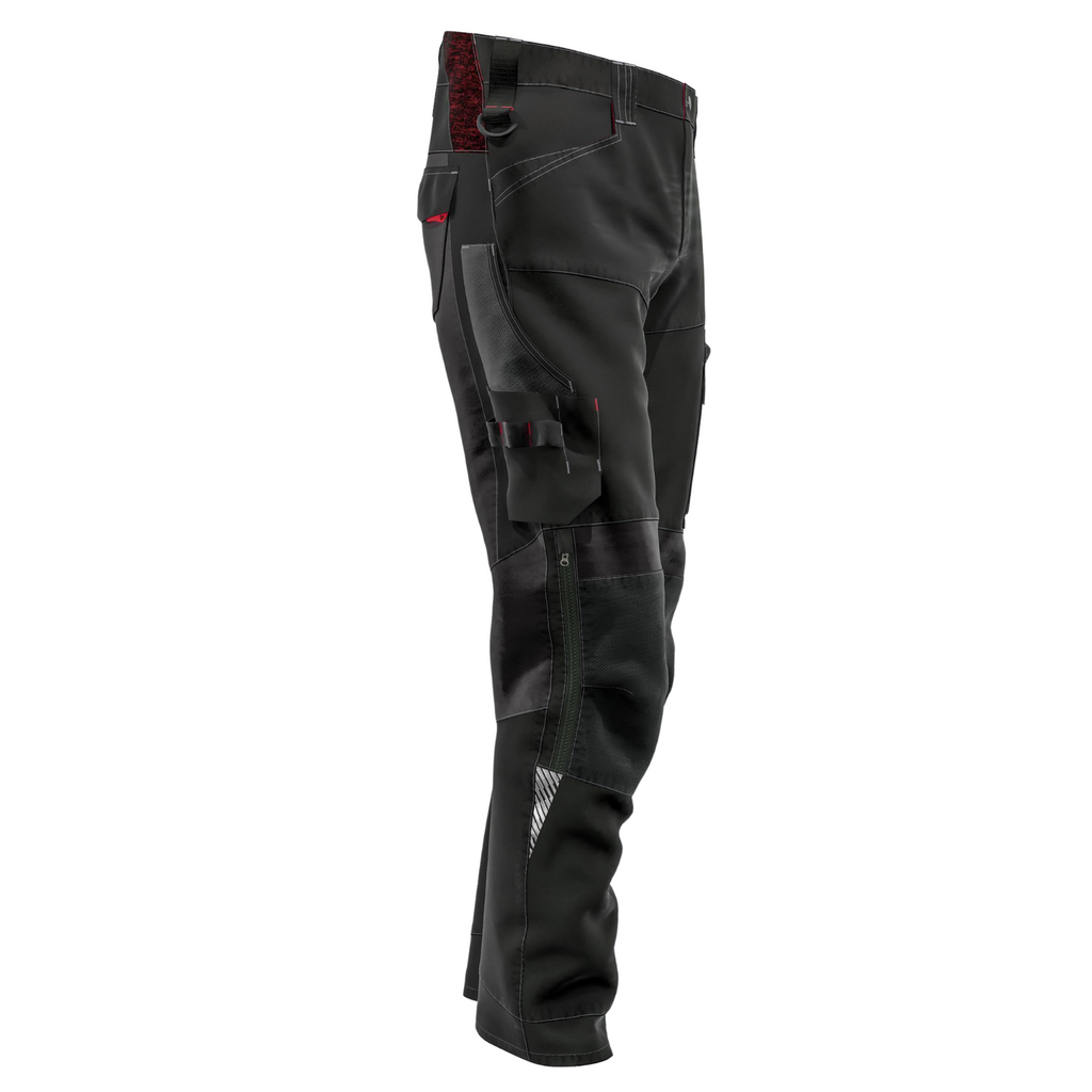 Seitenansicht Cordura®-Kniepolstertasche BP Hose 1968