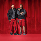 BP® strapazierfähige Arbeitsjacke 1787 schwarz/dunkelgrau Canvas Jacke Berufsjacke