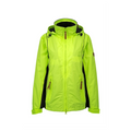 Vorderansicht der Brigg Damen Outdoorjacke SWANTJE in Neongelb