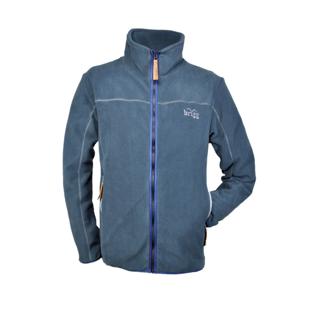 Vorderansicht der Brigg Herren Fleecejacke TILL in Navy