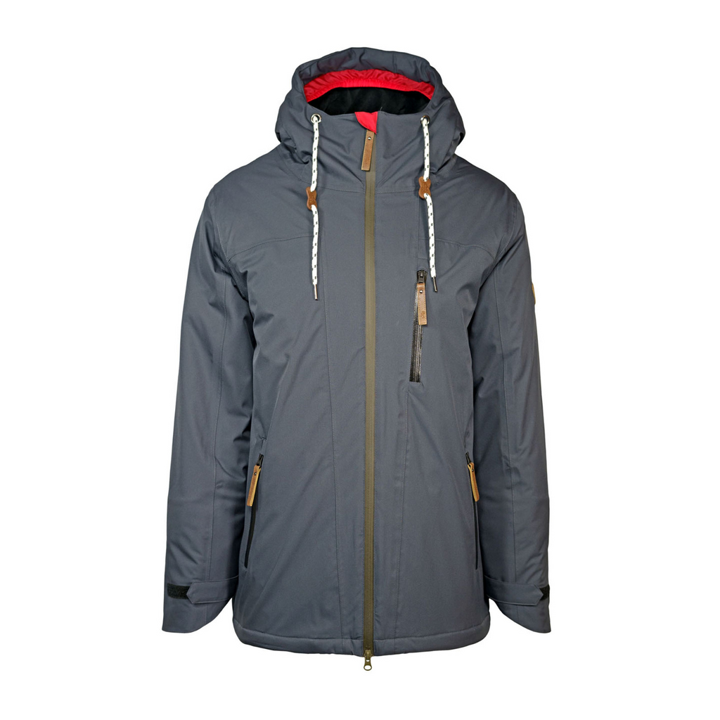 Vorderansicht der Brigg Herren Outdoor Jacke JOE in Anthrazit