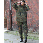 BW Hose Nässeschutz 3-Lagen-Laminat flecktarn Bundeswehr Neufertigung